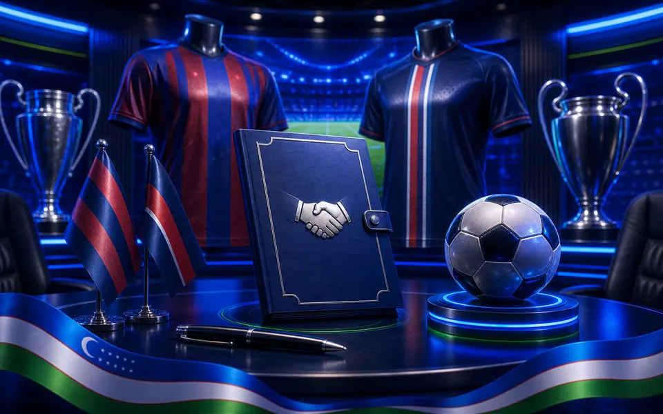 FC Barcelona va PSG Bilan Hamkorlik uchun 1xBet O'zbekiston vizuali